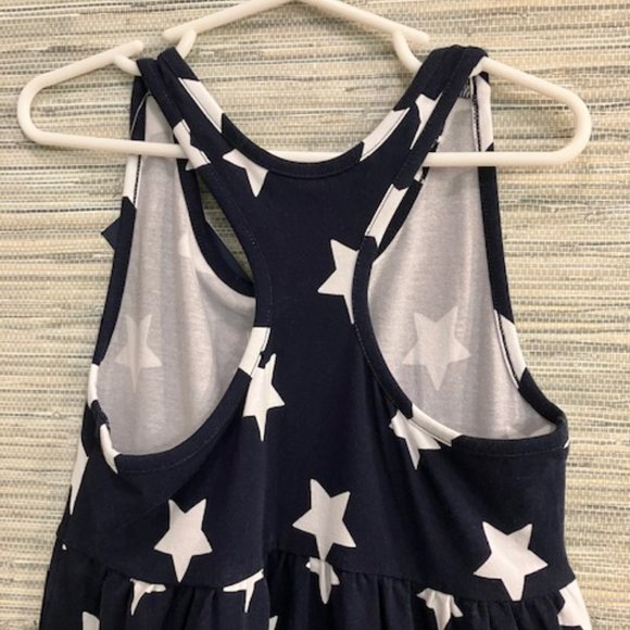 NWT! CROWN & IVY - Star Dress - Girl's Size Small - Navy Blue with White Stars! - Picture 8 of 12